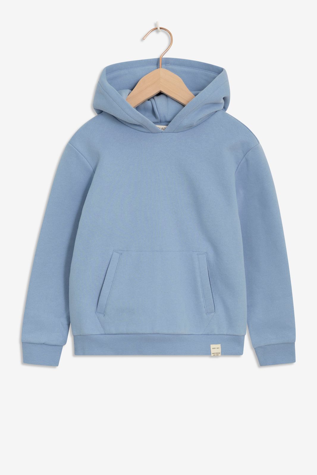 Lichtblauwe hoodie