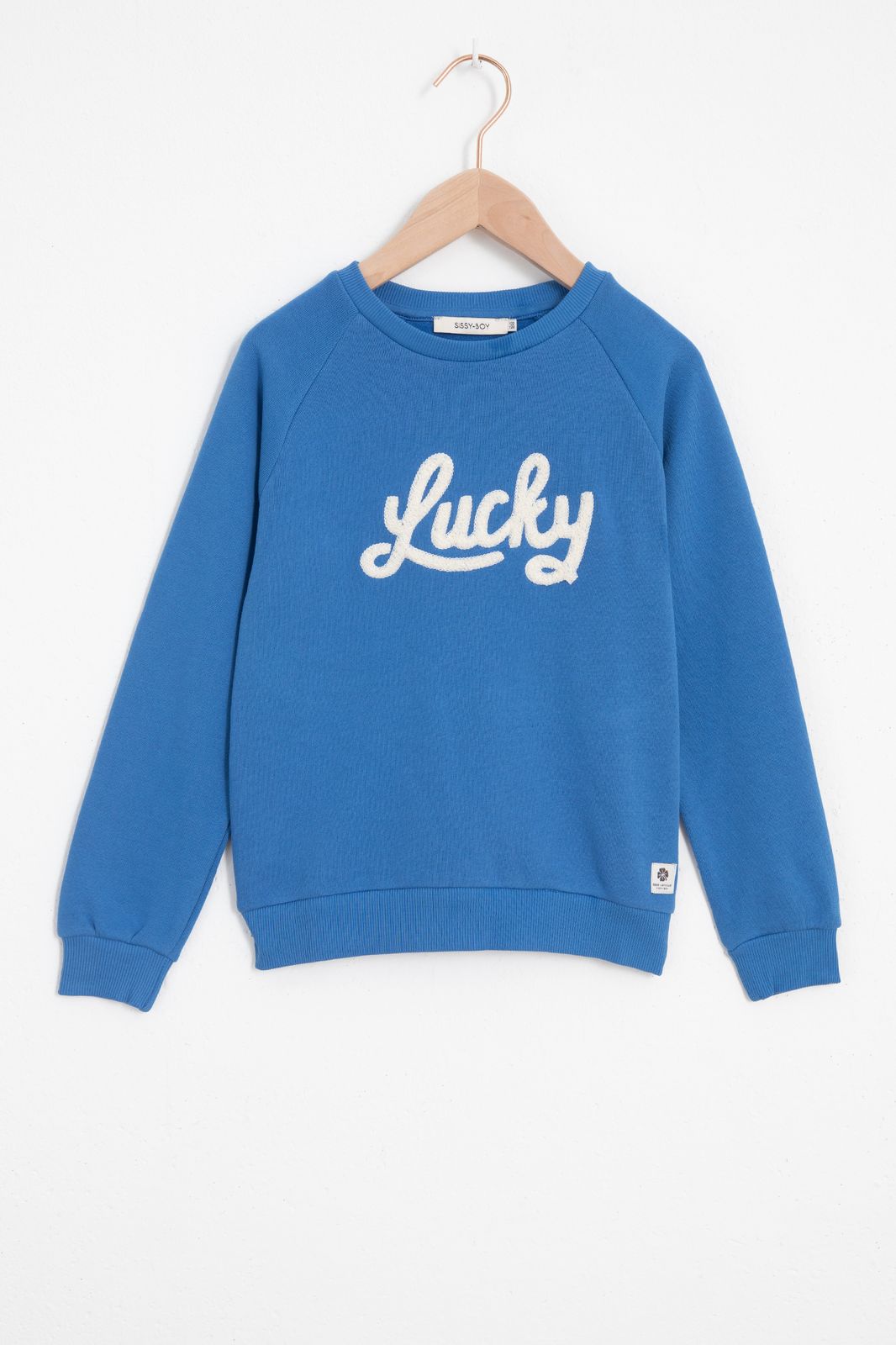 Blauwe sweater Lucky - Kids | Sissy-Boy