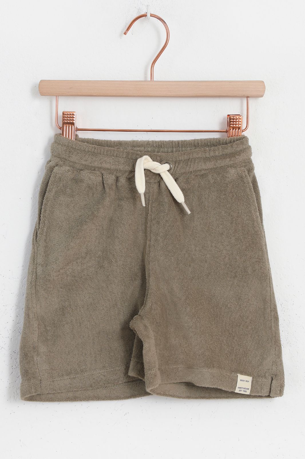 Bruine badstof shorts - Kids | Sissy-Boy