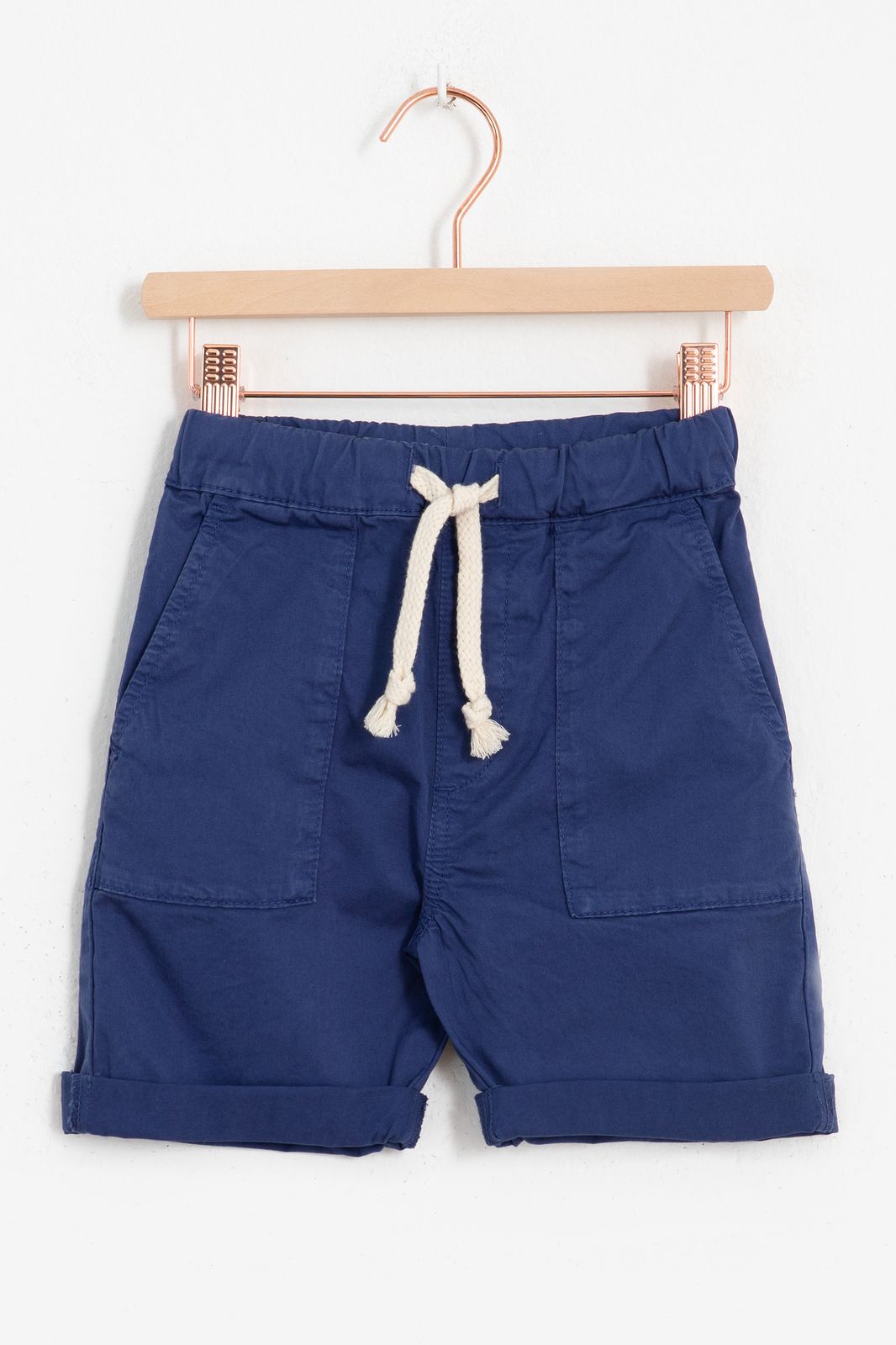 Donkerblauwe katoenen shorts - Kids | Sissy-Boy