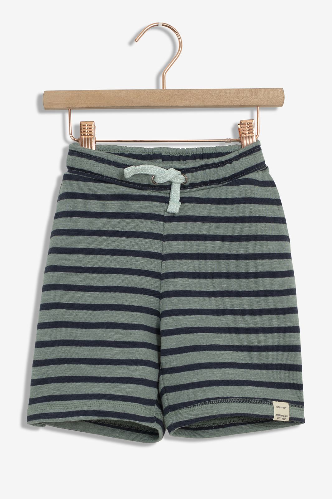 Groene gestreepte shorts - Kids | Sissy-Boy