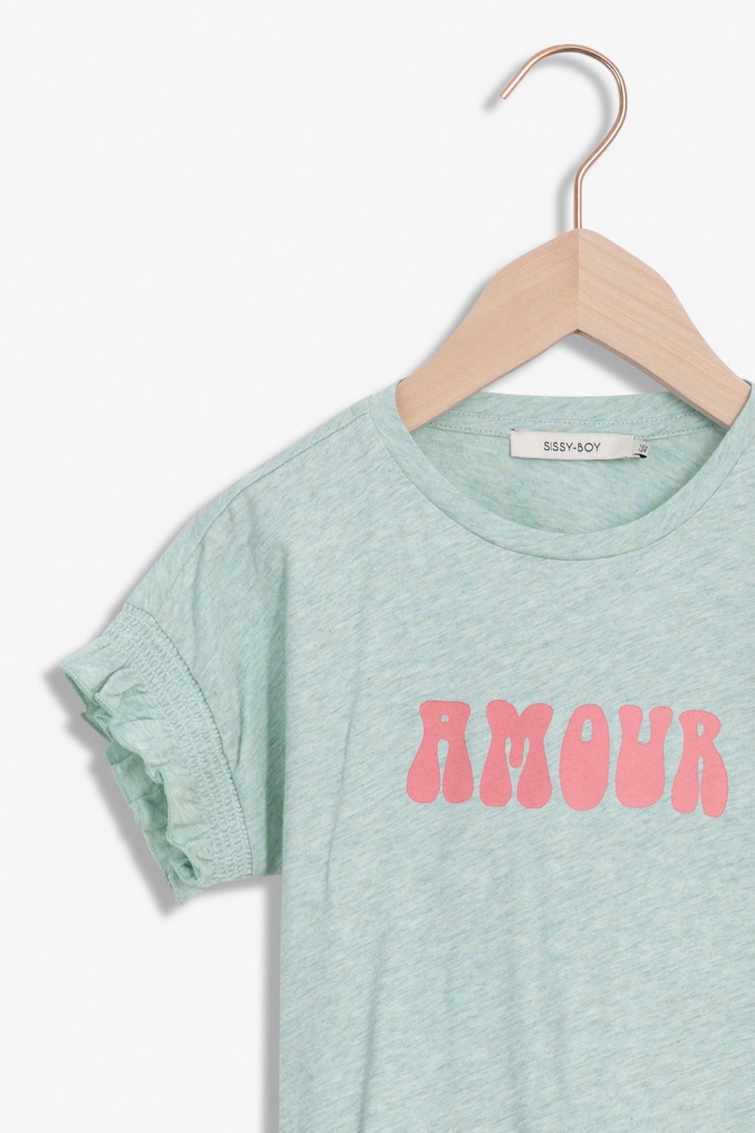 Lichtgroen T-shirt Amour - Kids | Sissy-Boy