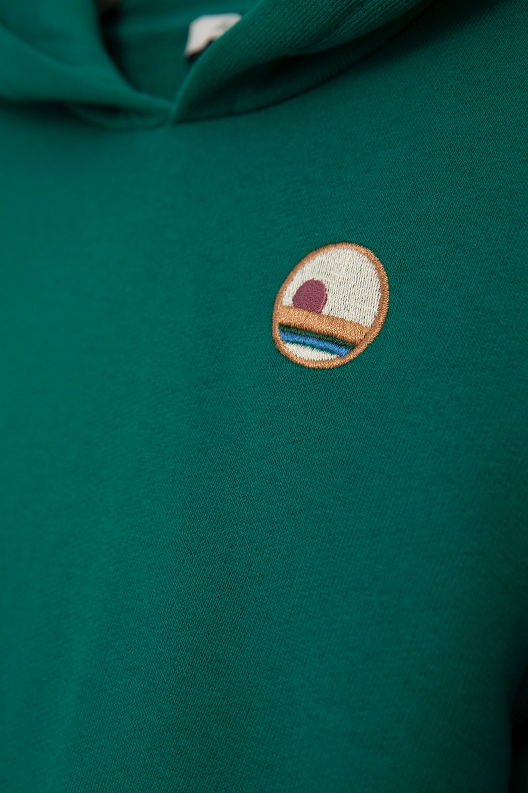 Donkergroene hoodie met logo - Kids | Sissy-Boy