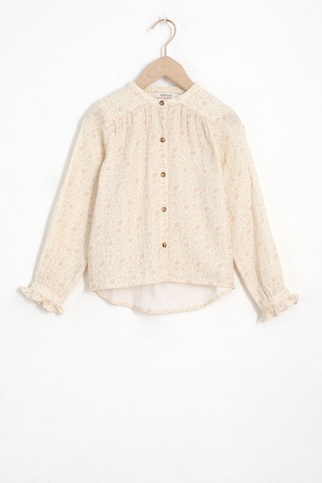Ecru blouse met bloemenprint - Kids | Sissy-Boy