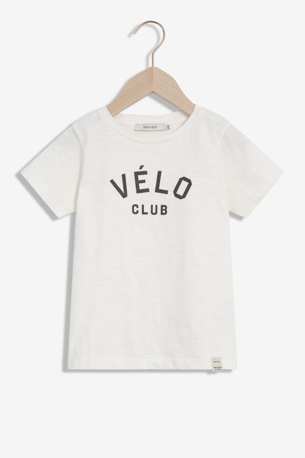 Wit T-shirt Vélo Club - Kids | Sissy-Boy