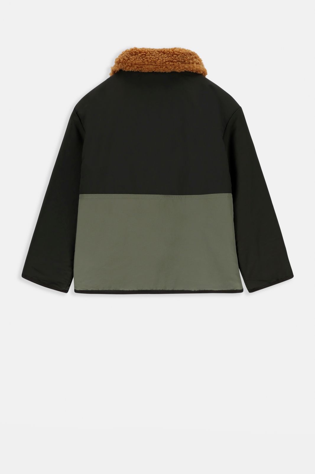 Veste duveteuse réversible color block