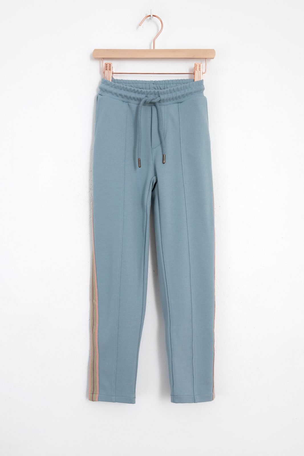 Jogginghose mit Streifen - hellblau