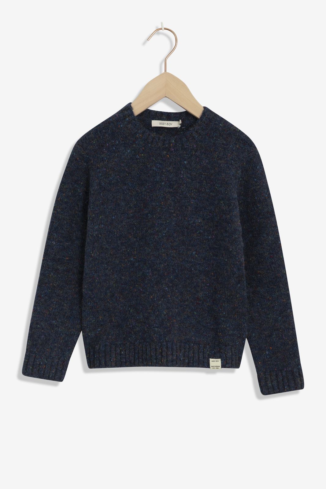Pullover mit Knötchen - dunkelblau