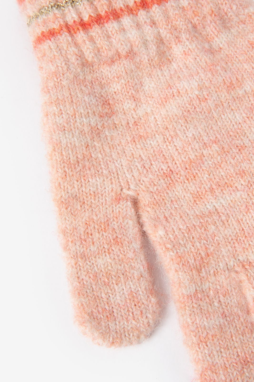 Handschuhe mit Jacquard-Details- hellrosa