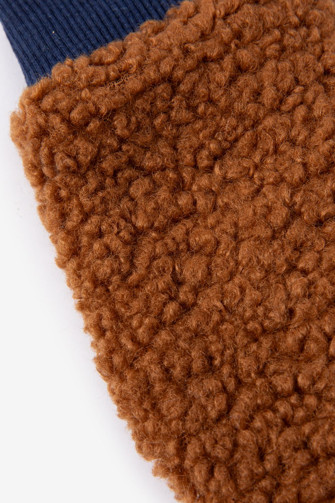 Moufles duveteuses - marron