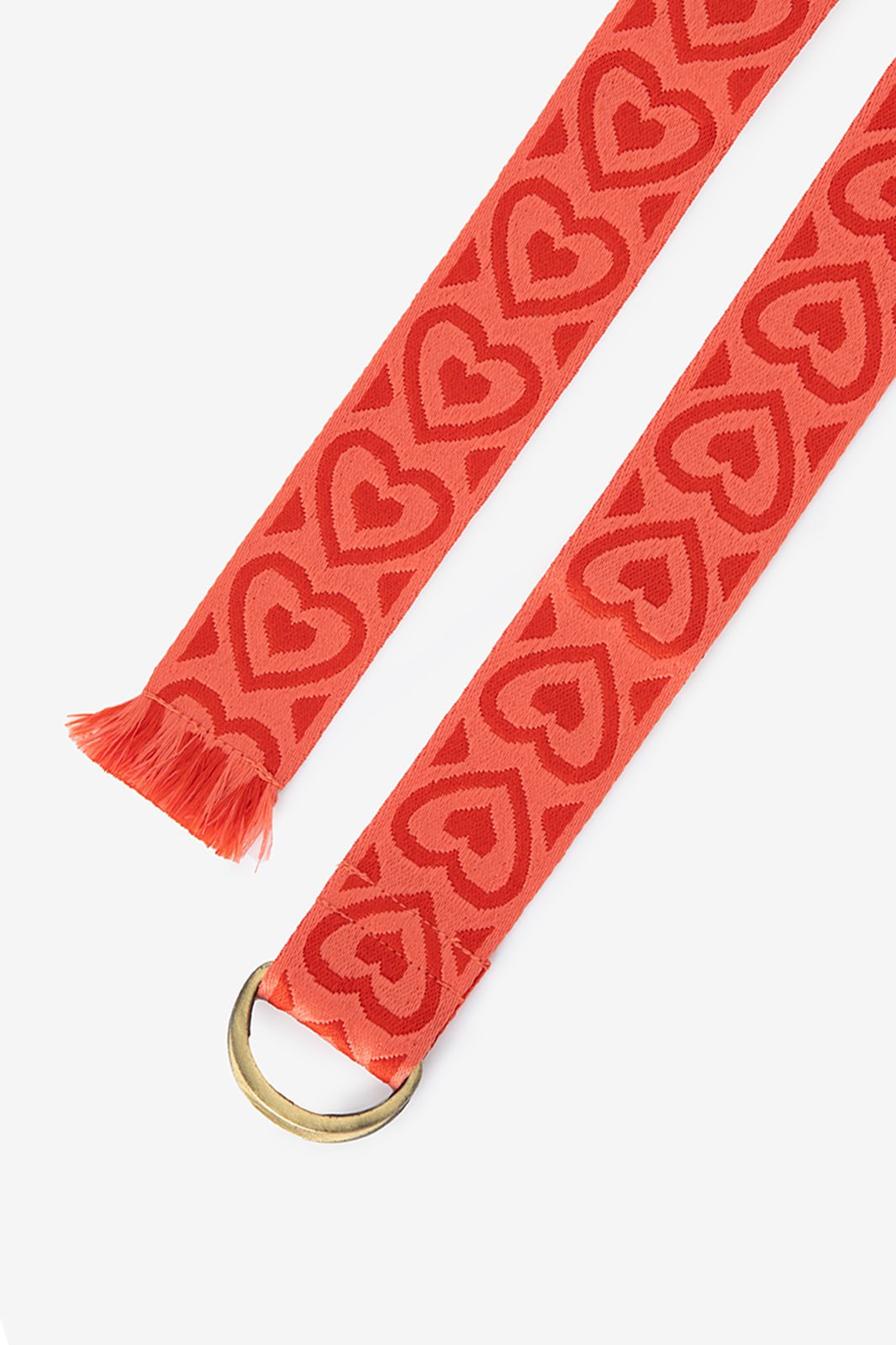 Ceinture avec cœurs - rouge