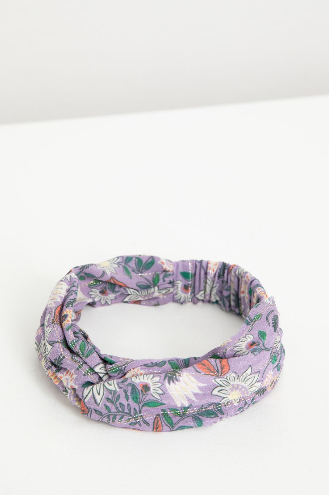 Bandeau avec imprimé fleuri - violet