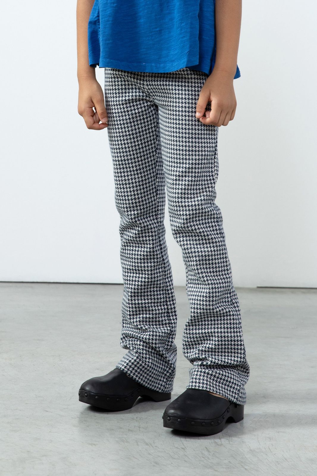 Schwarz-weiße Schlag-Leggins