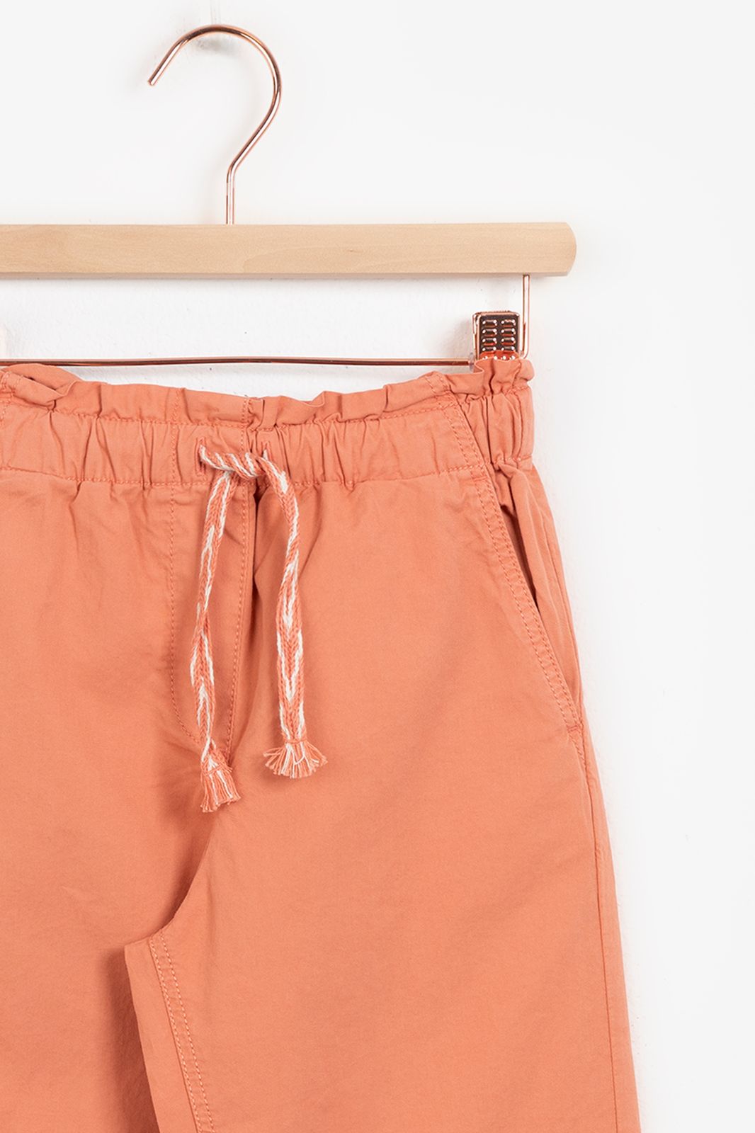 Pantalon pull-on avec cordon de serrage - orange clair
